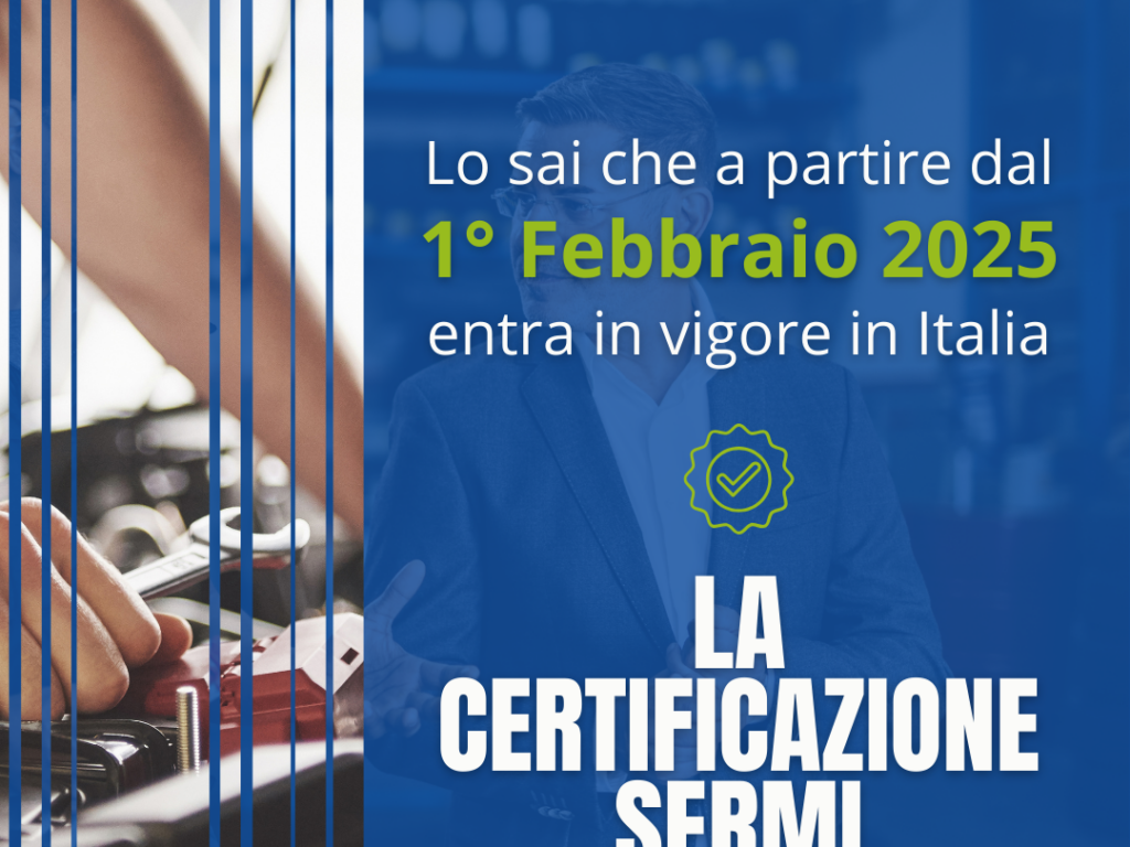 Certificazione SERMI: la sicurezza come opportunità di successo!